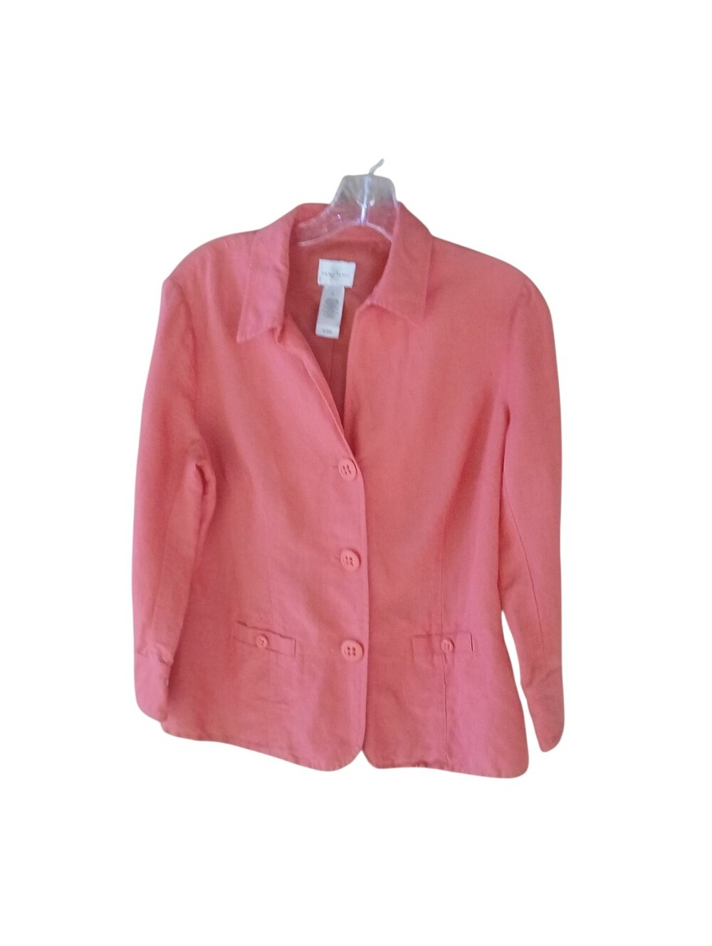 Emma James Salmon Linen Blend Blazer Size 6